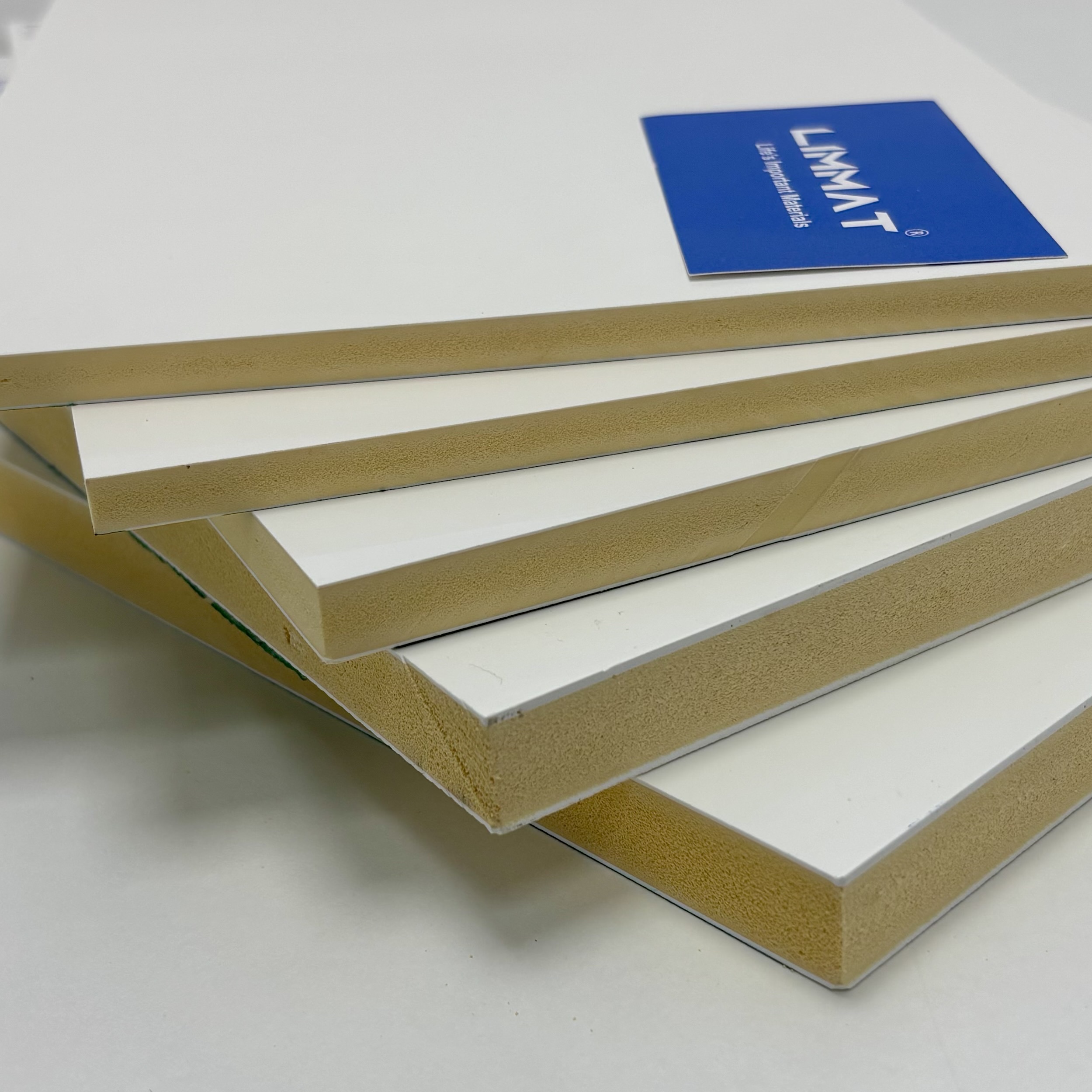 PVC Foam Board (Co - Extruded) yellow core PVC Foam Board (Co - Extruded) yellow core